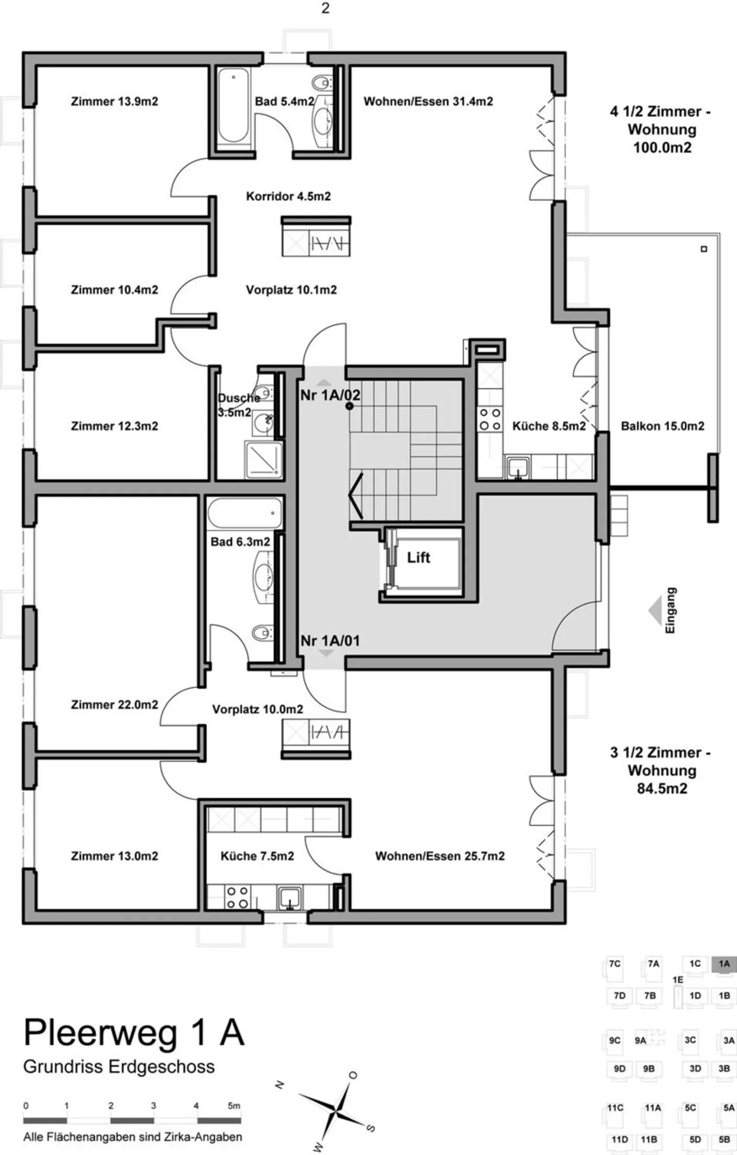 Appartamento moderno 3.5 locali - Foto 9 di 12