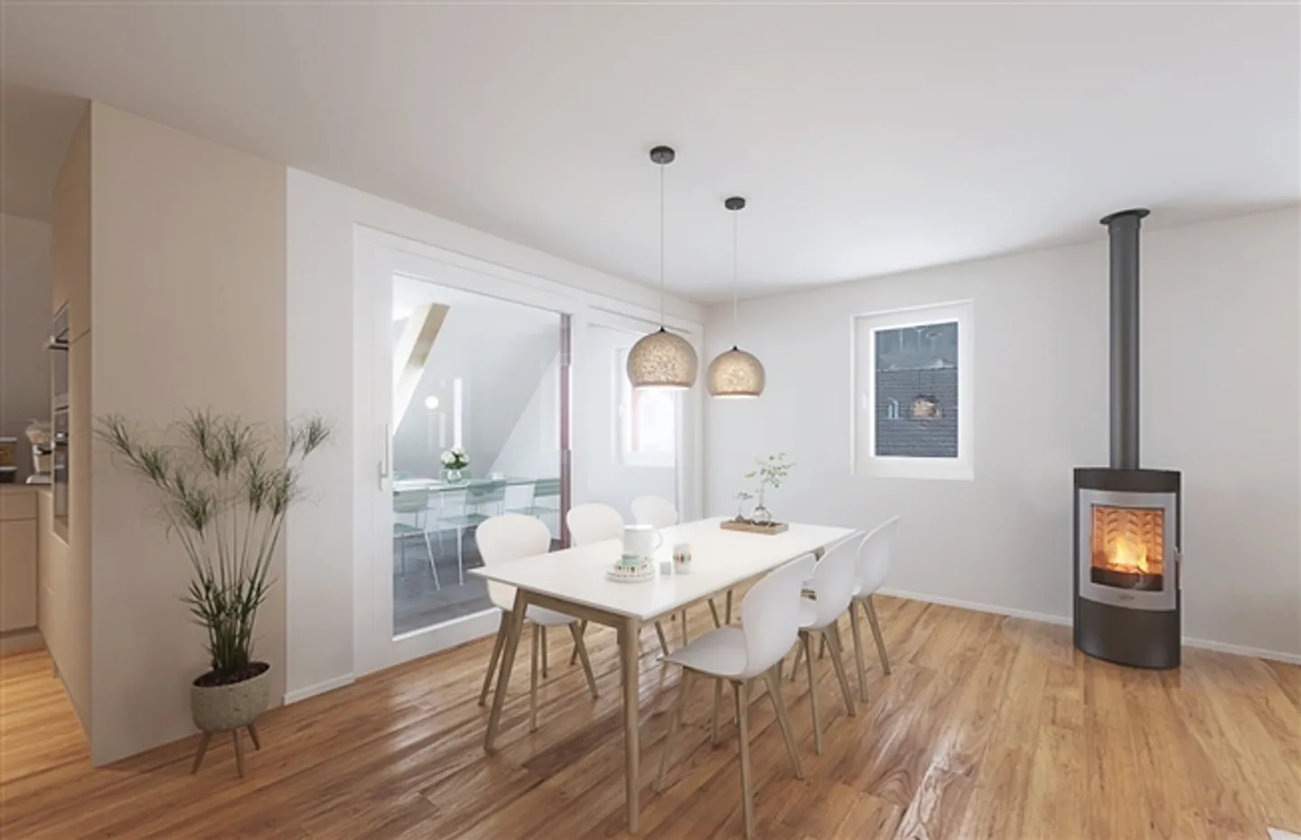 «4½-Zimmer-Maisonette-Wohnung mit Atelier in Ettingen» - Foto 6 von 16