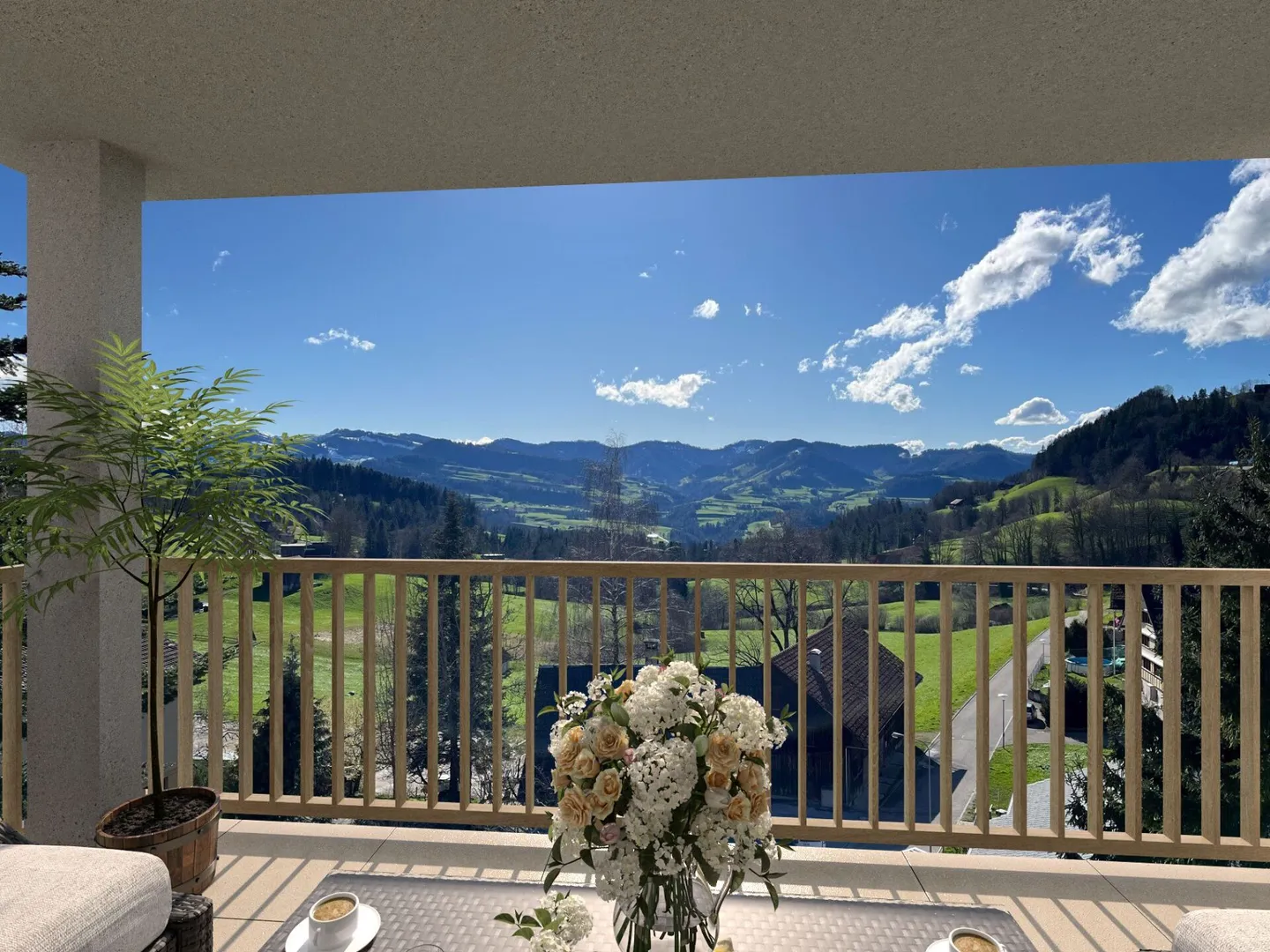 Neubau / Erstbezug: MFH "Weitblick" / 3½-Zi.-Maisonette-Wohnung_DG - Foto 4 von 11