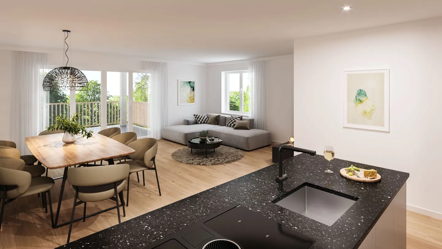 Neubau / Erstbezug: MFH "Weitblick" / 3½-Zi.-Maisonette-Wohnung_DG - Foto 6 von 11