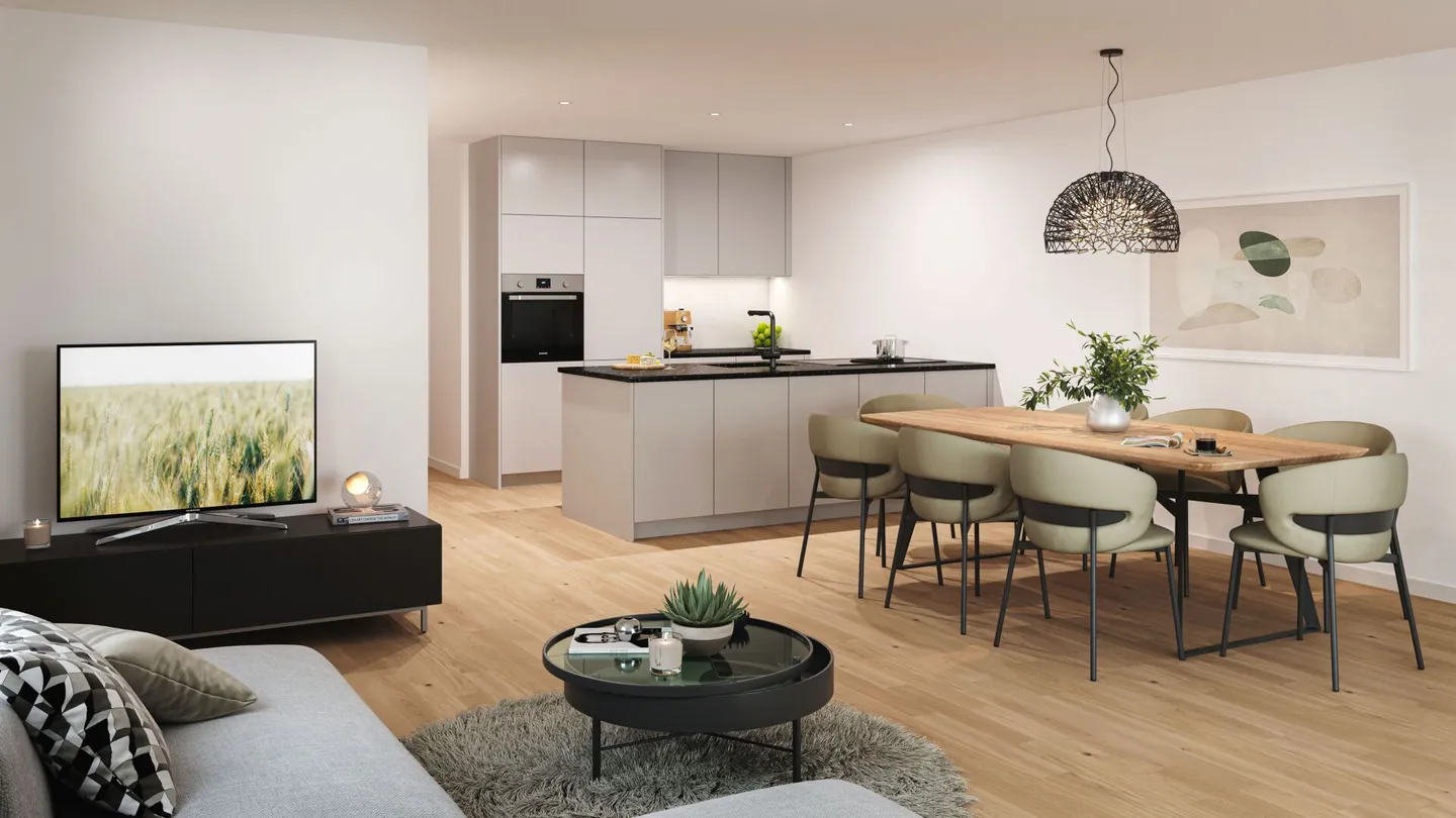 Neubau / Erstbezug: MFH "Weitblick" / 3½-Zi.-Maisonette-Wohnung_DG - Foto 7 von 11