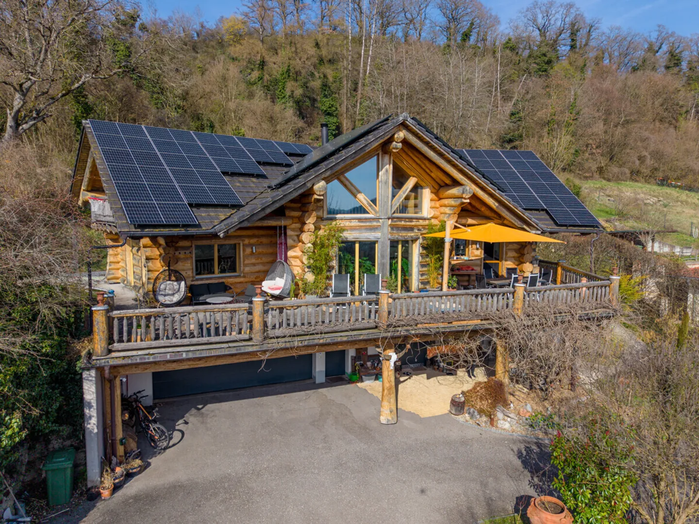 Cabane en rondins de classe A avec idylle de jardin - Photo 2 sur 13