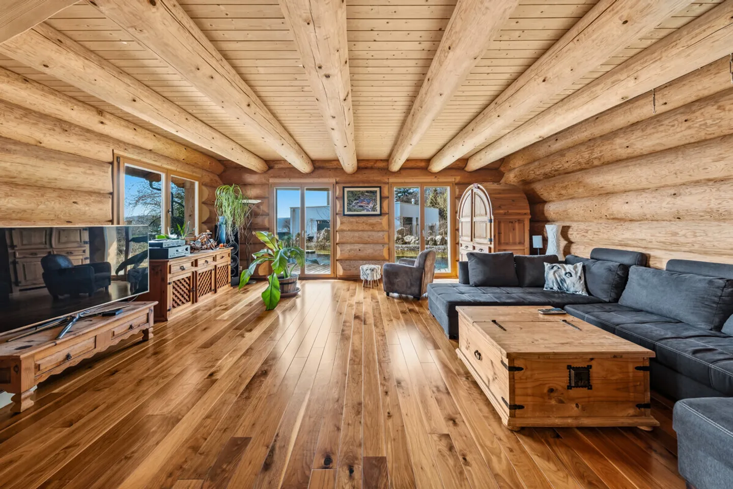 Cabane en rondins de classe A avec idylle de jardin - Photo 3 sur 13