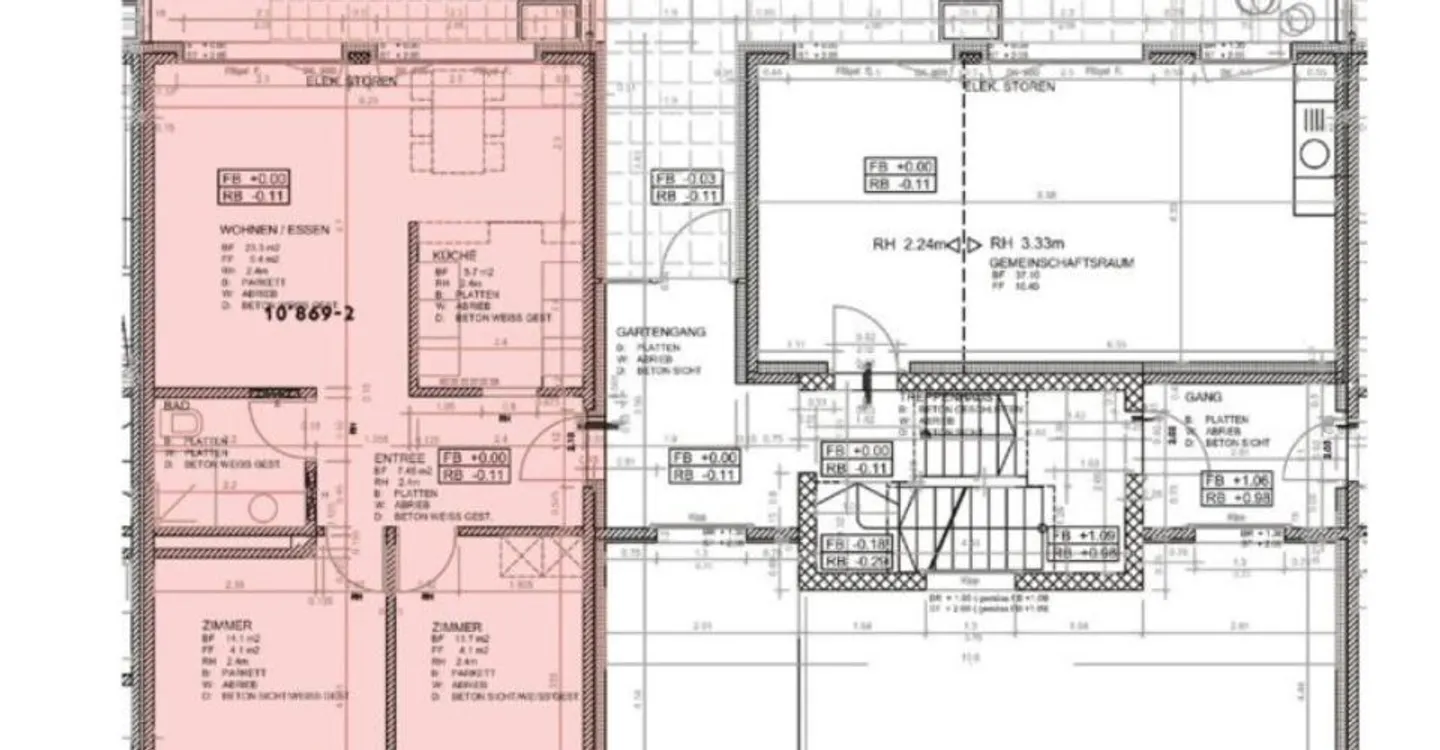 00421 - Appartamento con giardino privato - Lore-Sandoz 12 - Bienne(BE) - Foto 7 di 7