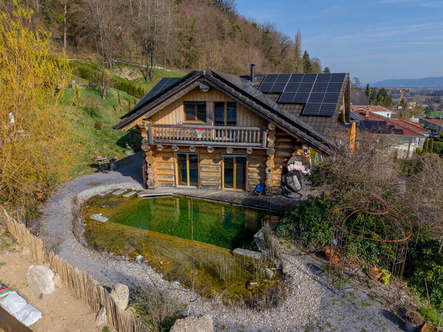 Cabane en rondins de classe A avec idylle de jardin - Photo 1 sur 13
