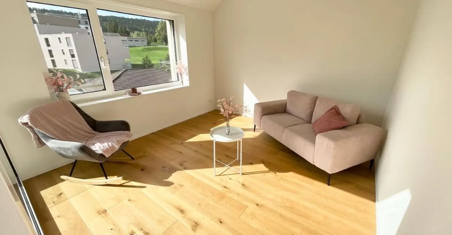 New 3.5-room apartments with loggia - Modern and ecological building in the heart of the village - Photo 2 of 11