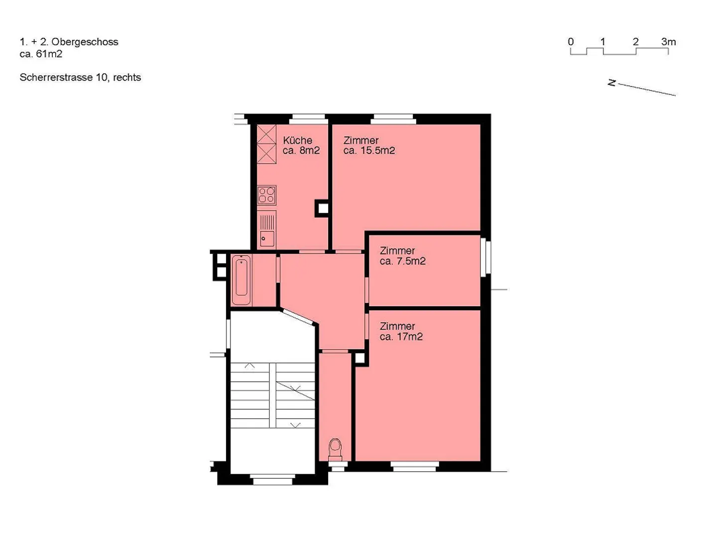 3.0 Room Apartment in Winterthur - Photo 10 of 10
