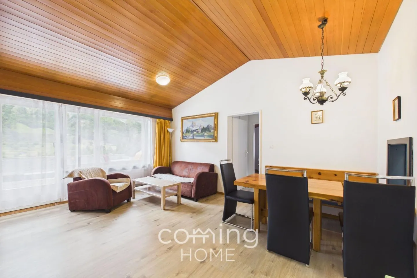 Sonnige Wohnung in Leukerbad - Foto 1 von 9