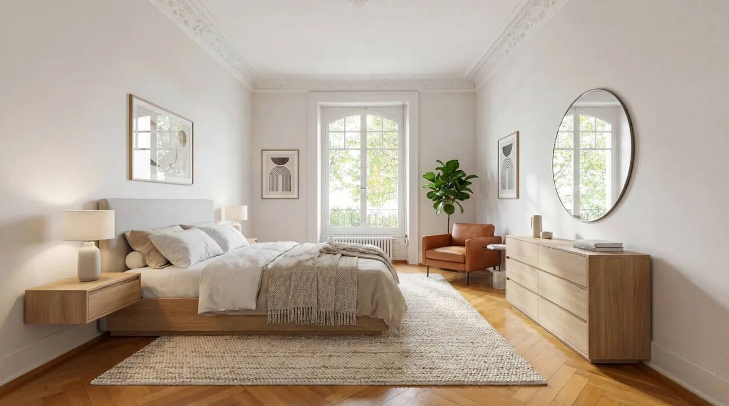 Prächtige Hausmannsche 5.5-Zimmer-Wohnung mit Garten - Foto 4 von 13