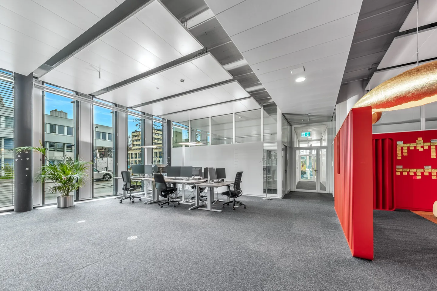 Superfici da 490 - 980 m² | Spazi per uffici sviluppati alla stazione di Stettbach - Foto 2 di 6