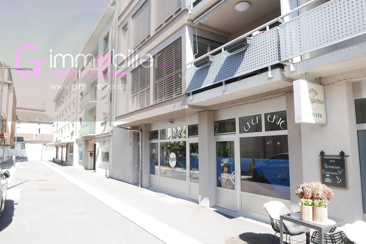 Spazio commerciale in vendita nel centro città di Monthey 107m2 - Foto 2 di 5