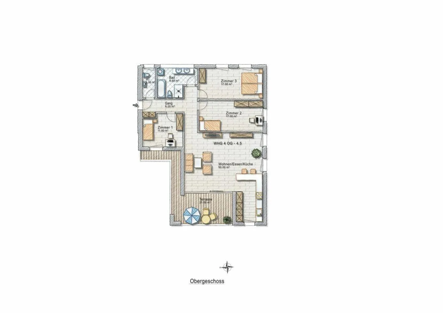 Charmante Wohnung in Bottighofen - Foto 7 von 7