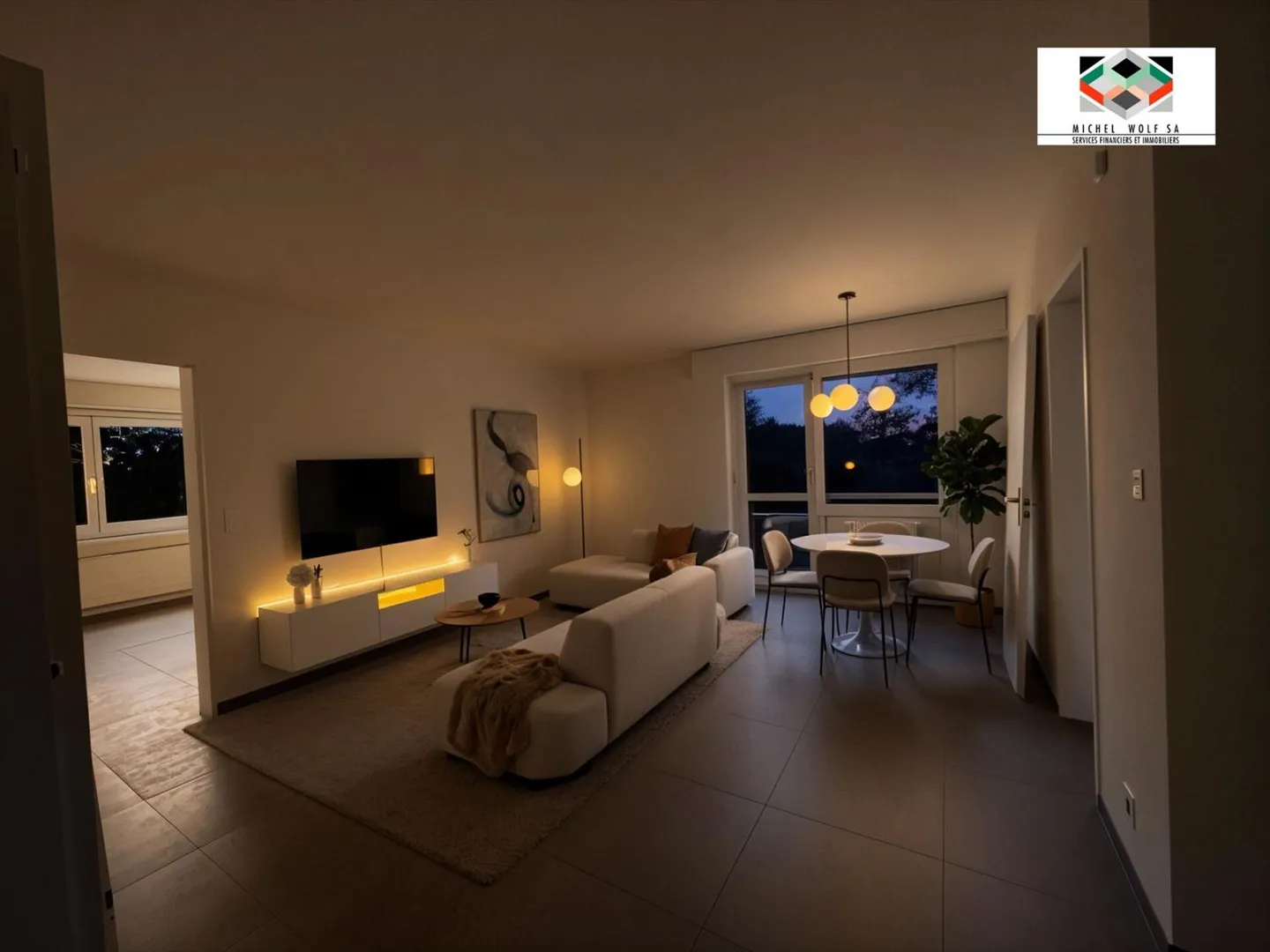 Bel appartement de 3 pièces à Marin-Epagnier, entièrement rénové - Photo 1 sur 7