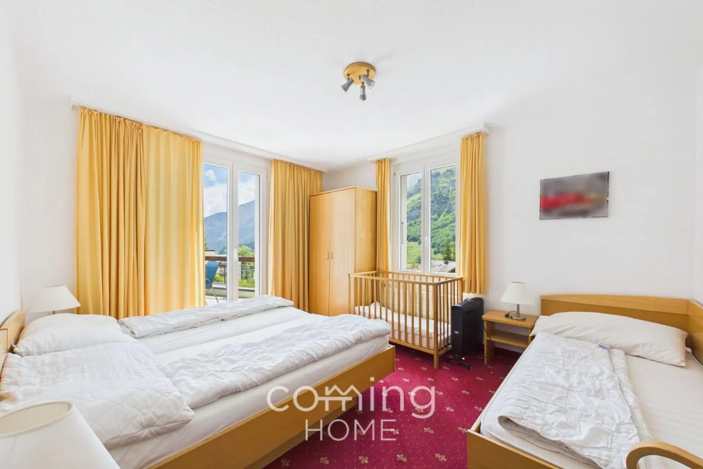Sonnige Wohnung mit Bergsicht - Foto 1 von 7