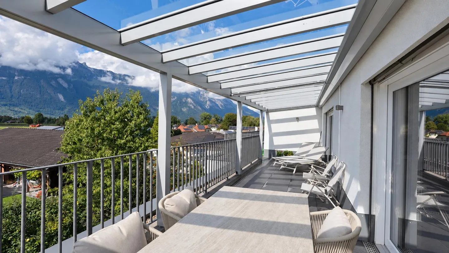 Aussergewöhnliches Penthouse mit Bergblick - Foto 21 von 26