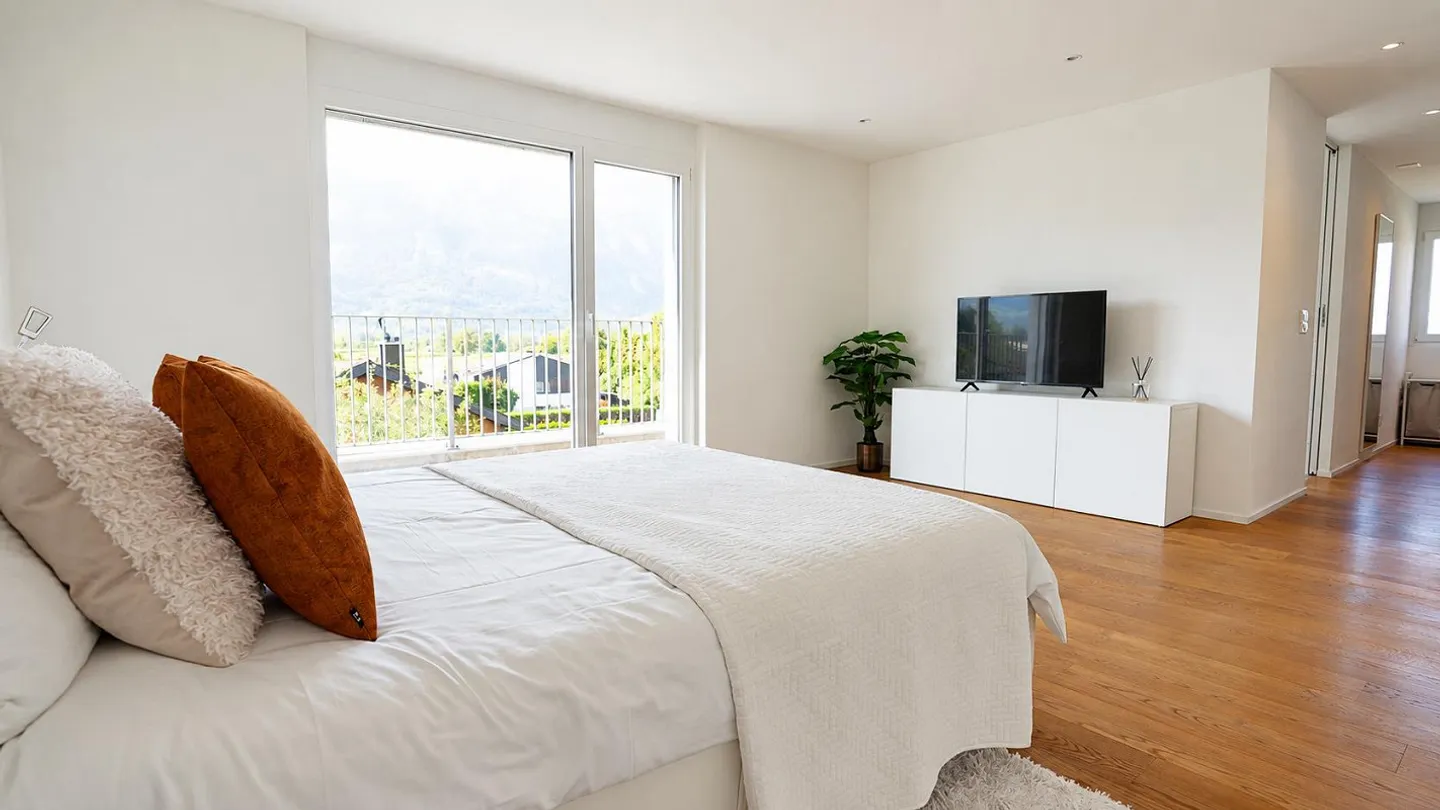 Aussergewöhnliches Penthouse mit Bergblick - Foto 13 von 26
