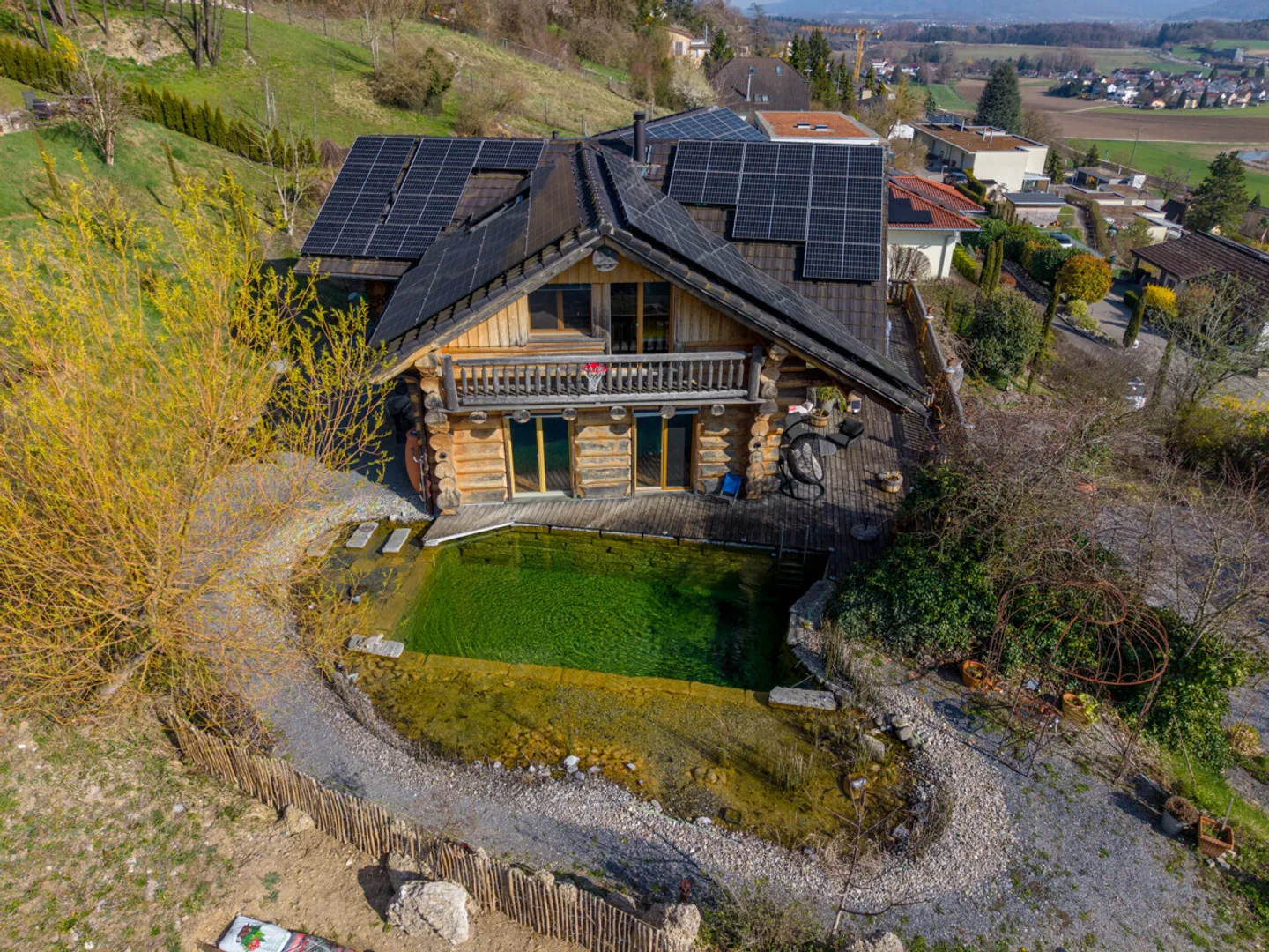 Cabane en rondins de classe A avec idylle de jardin - Photo 11 sur 13