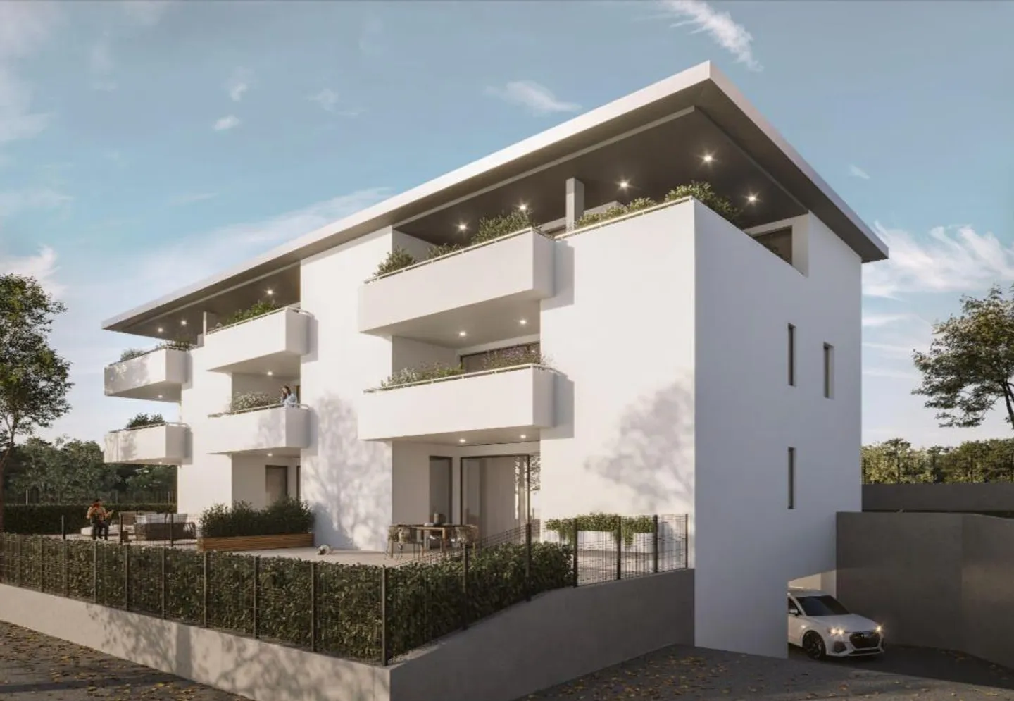 3,5 Zimmer im obersten Stockwerk einer im Bau befindlichen Residenz in Arbedo - Foto 2 von 5