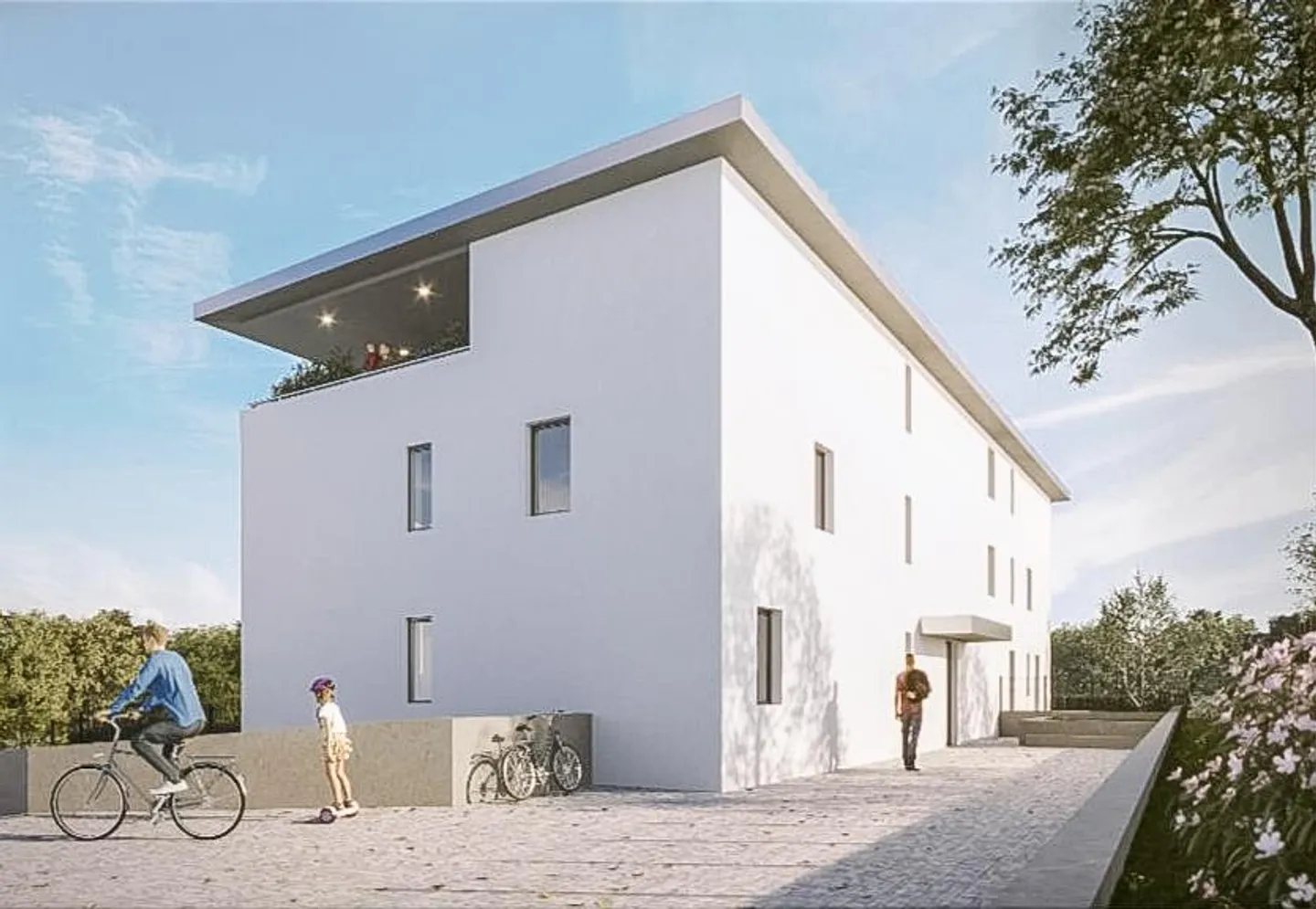 3,5 Zimmer im obersten Stockwerk einer im Bau befindlichen Residenz in Arbedo - Foto 3 von 5