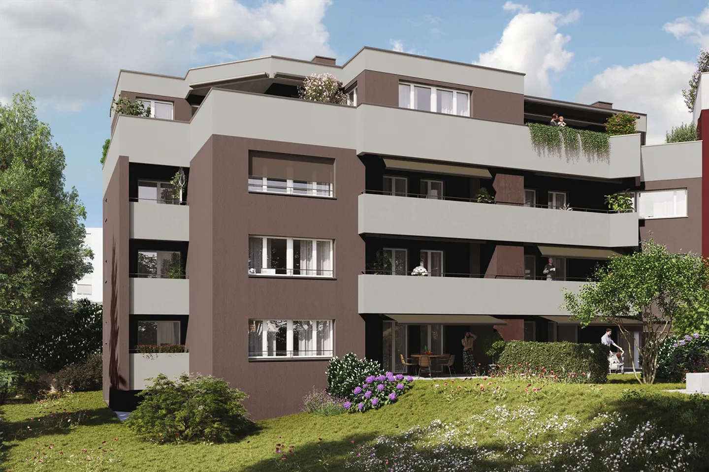 4.5-Zimmer Eigentumswohnung mit Garten - Foto 1 von 3