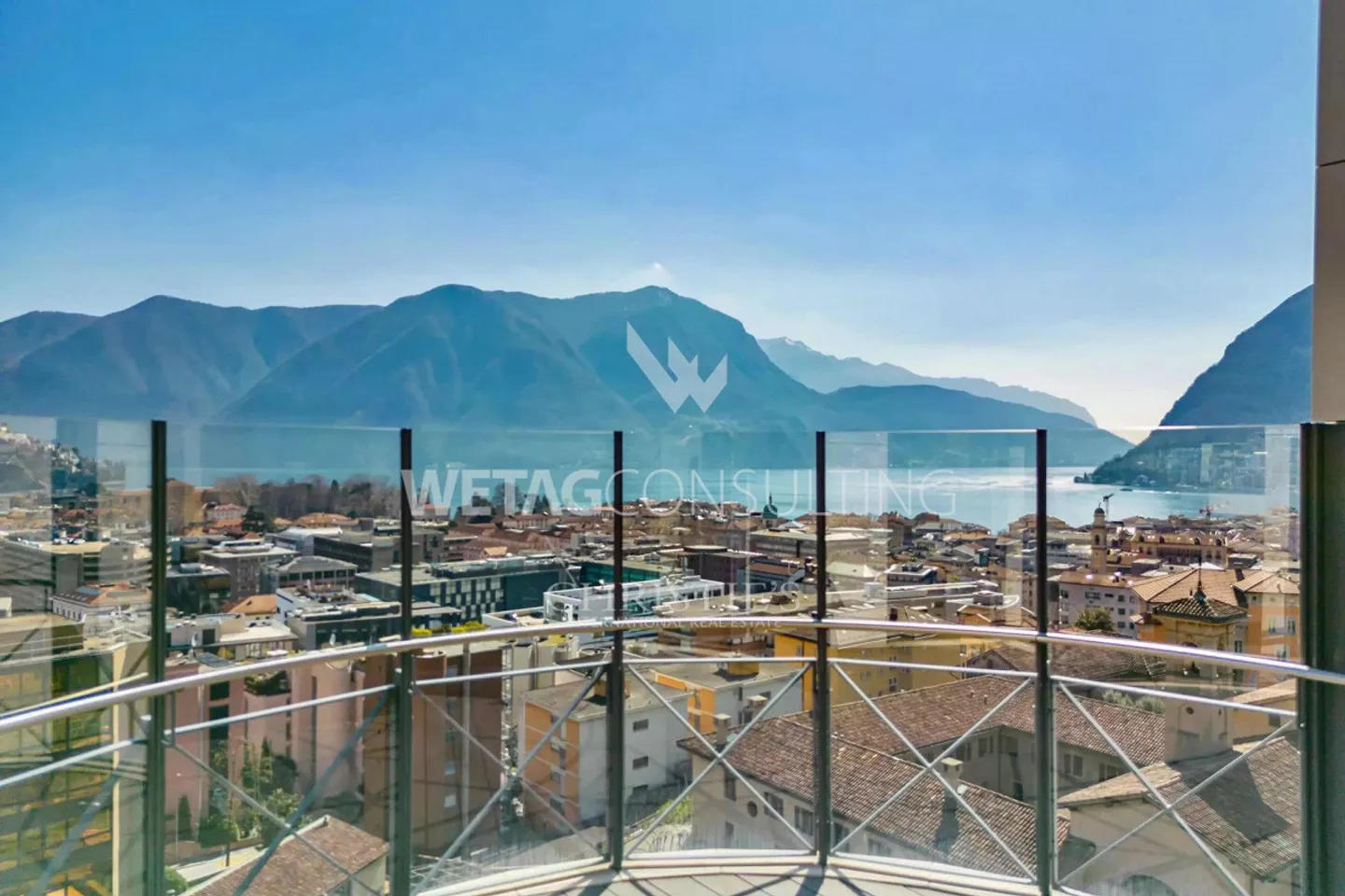 Lugano: Attico moderno con vista sulla città e sul lago di Lugano... - Foto 7 di 12