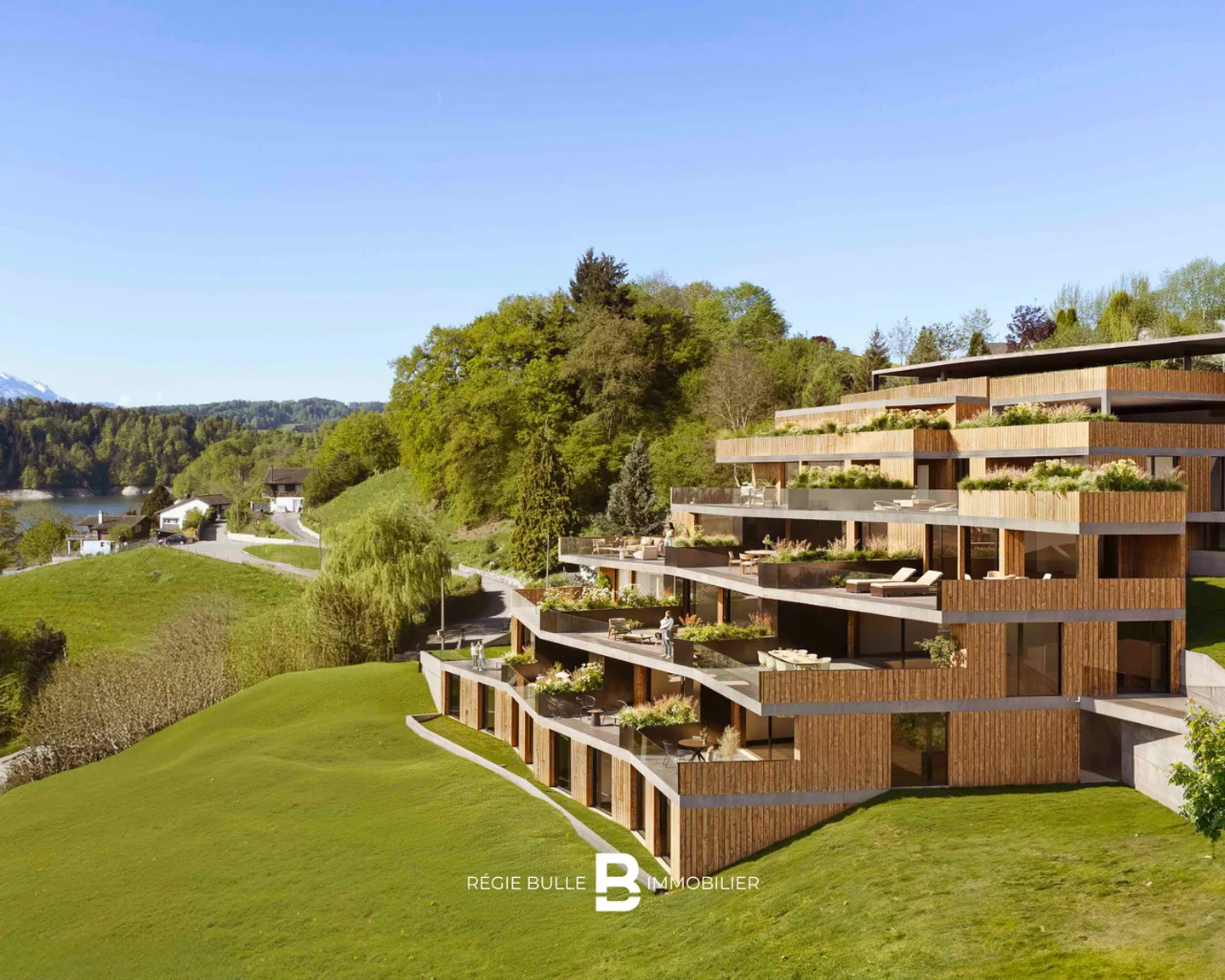 Außergewöhnliche Wohnung in Rossens - Foto 8 von 9