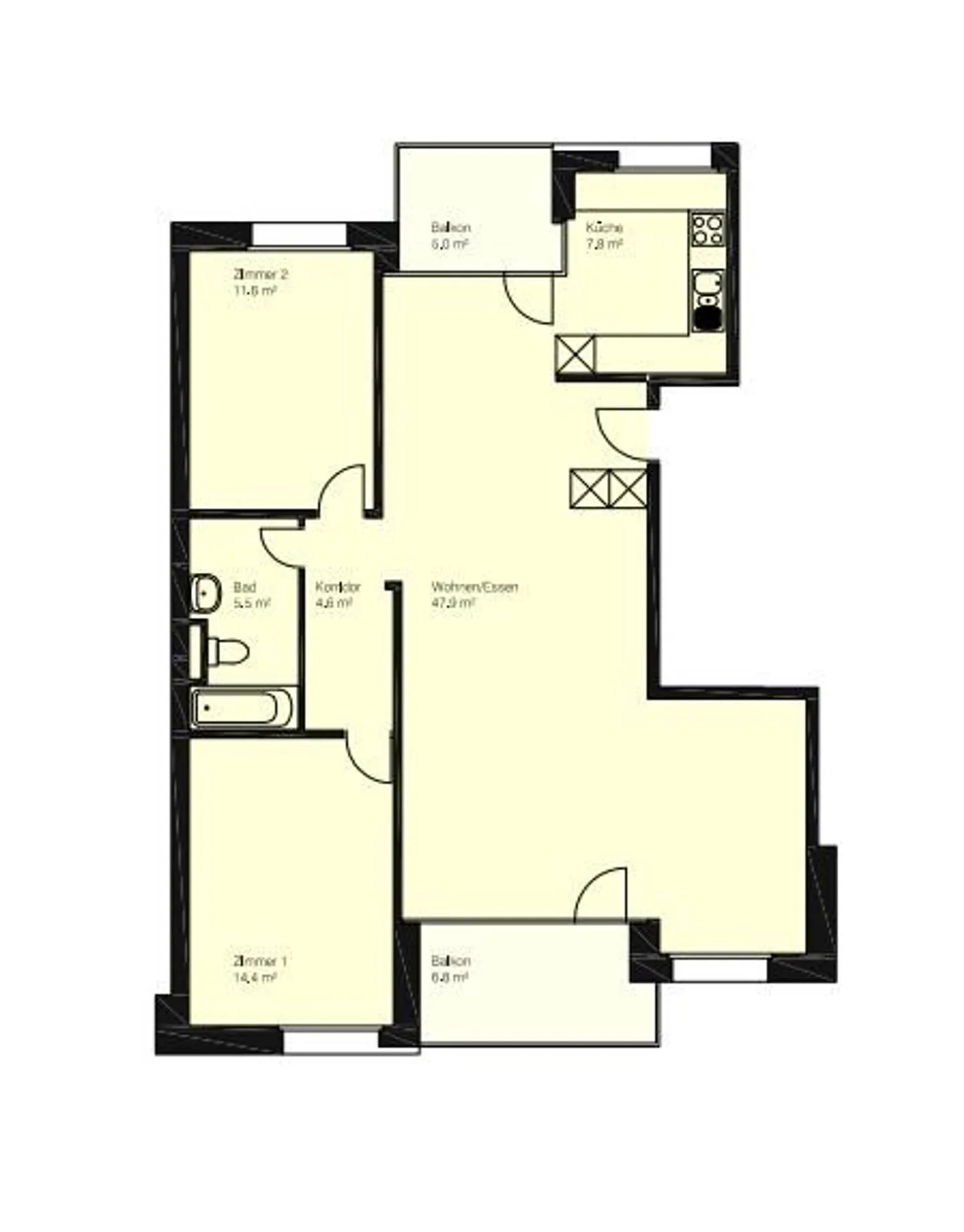 Ihr neues Zuhause in ruhiger Lage nahe Stadt und See - Foto 2 von 6