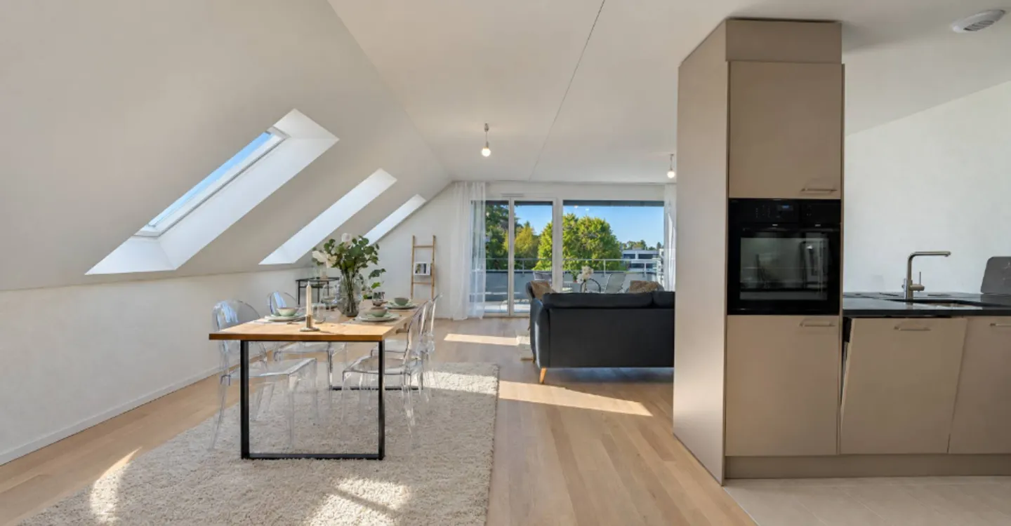 Reserviert - Geräumiges neues Duplex im Herzen des Dorfes - Foto 2 von 7