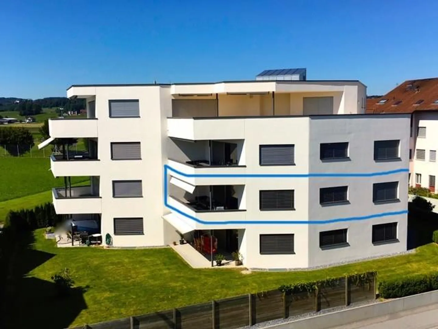 Appartamento moderno di 4½ locali in posizione centrale nel centro del villaggio di Rain - Foto 1 di 12