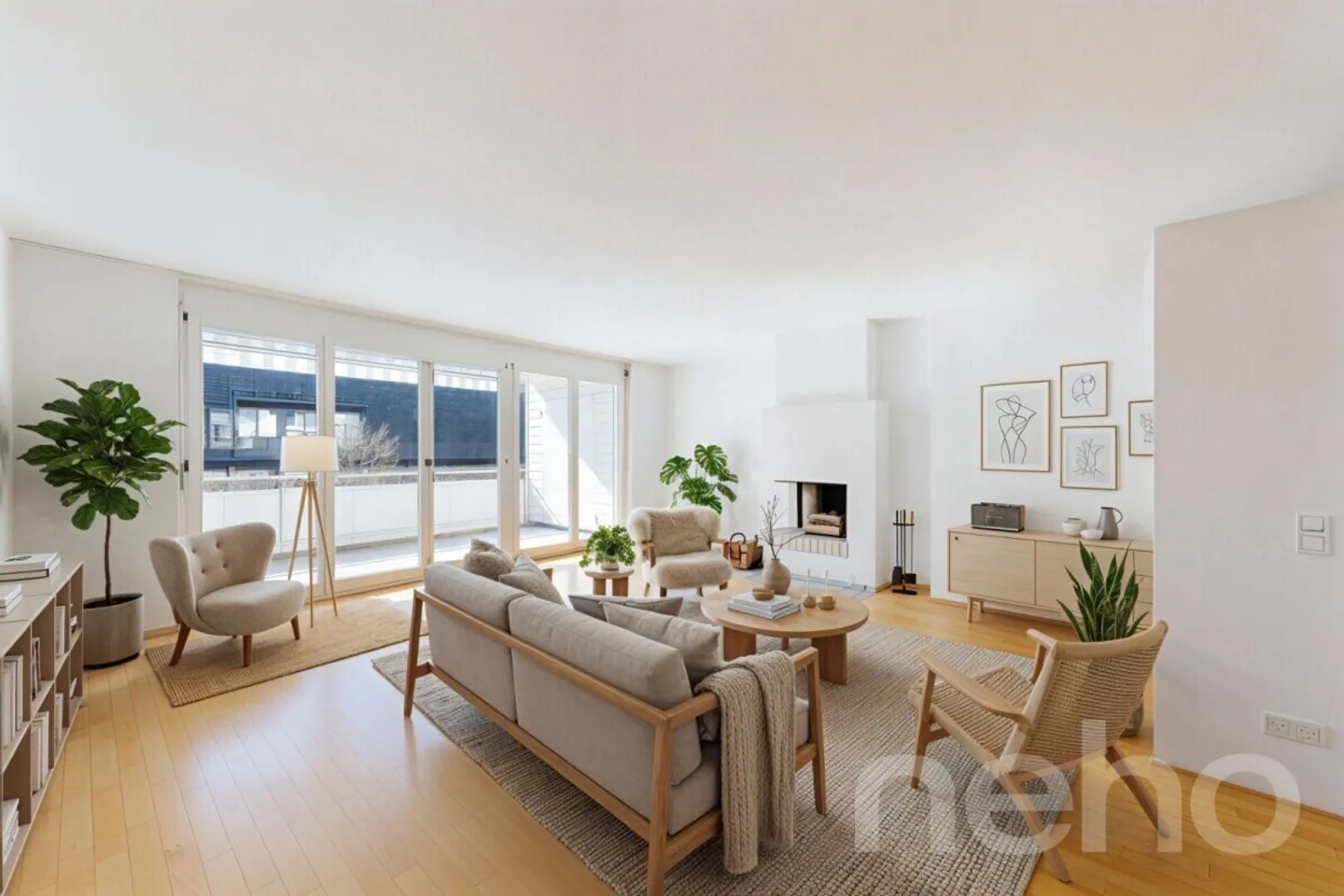 Appartamento luminoso e spazioso di 4,5 stanze in una zona residenziale tranquilla - Foto 1 di 12