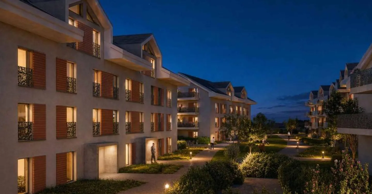 Denges - 3.5-room garden-level apartment - 88 m² with 12 m² terrace and 28 m² garden - Photo 8 of 12