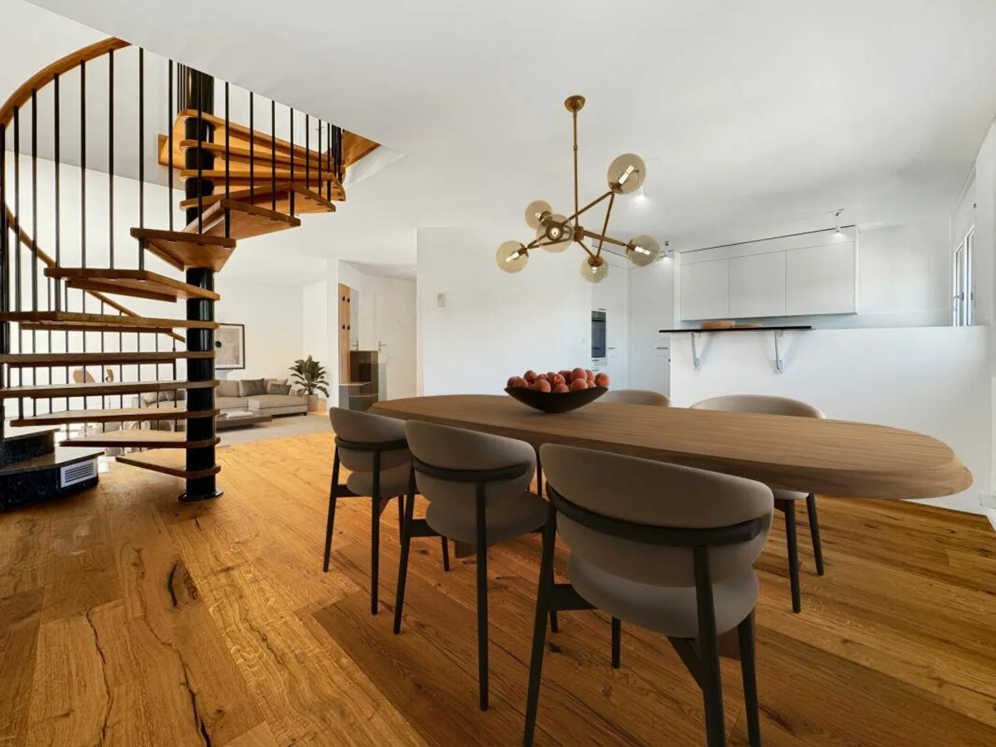 4.5-ZIMMER-MAISONETTE-DACHWOHNUNG MIT SEESICHT - Foto 4 von 14