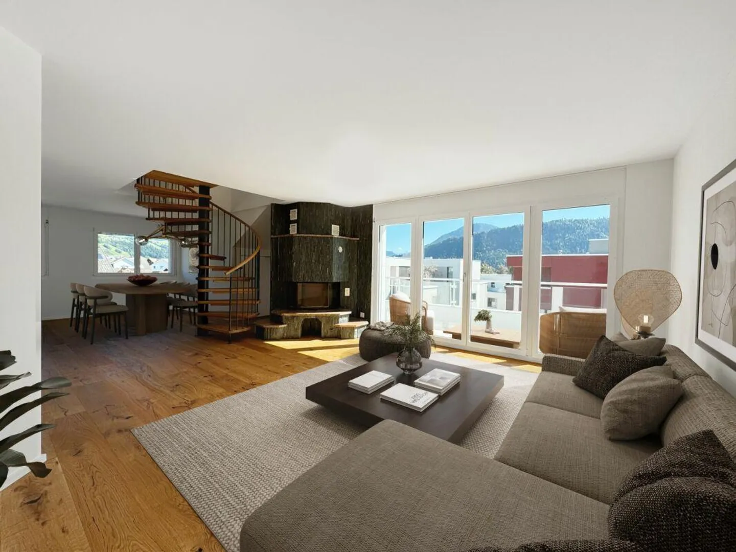 4.5-ZIMMER-MAISONETTE-DACHWOHNUNG MIT SEESICHT - Foto 3 von 14