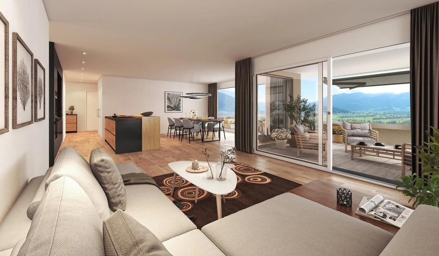 Nuovo appartamento giardino 8.0: Vivere esclusivo con vista libera - Foto 3 di 8