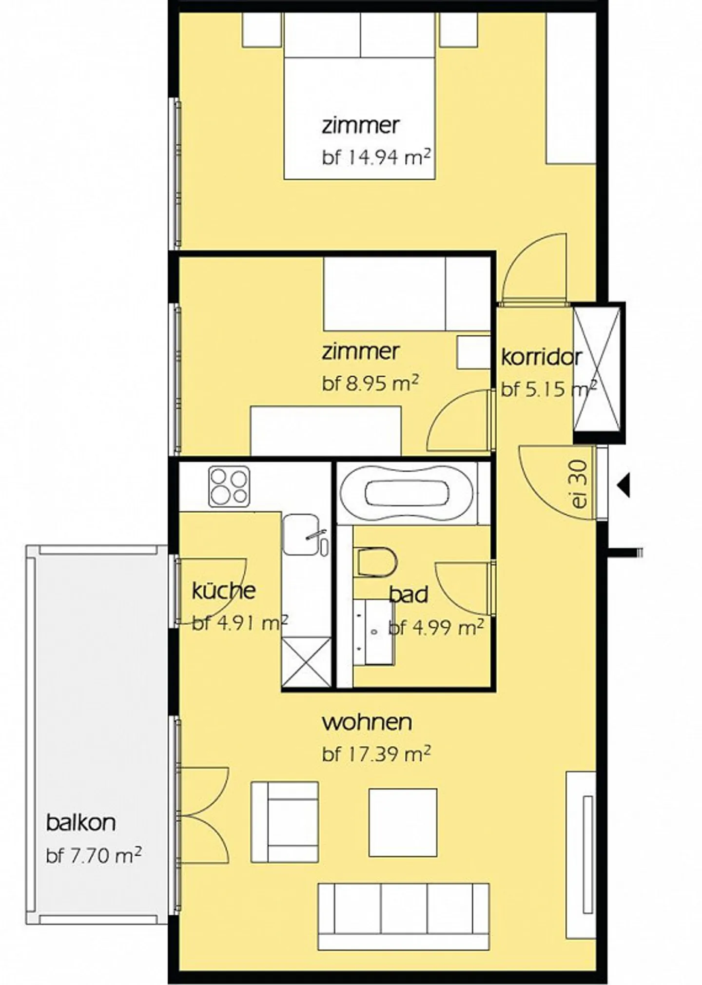 Modern Apartment in St. Fiden - Photo 9 of 9