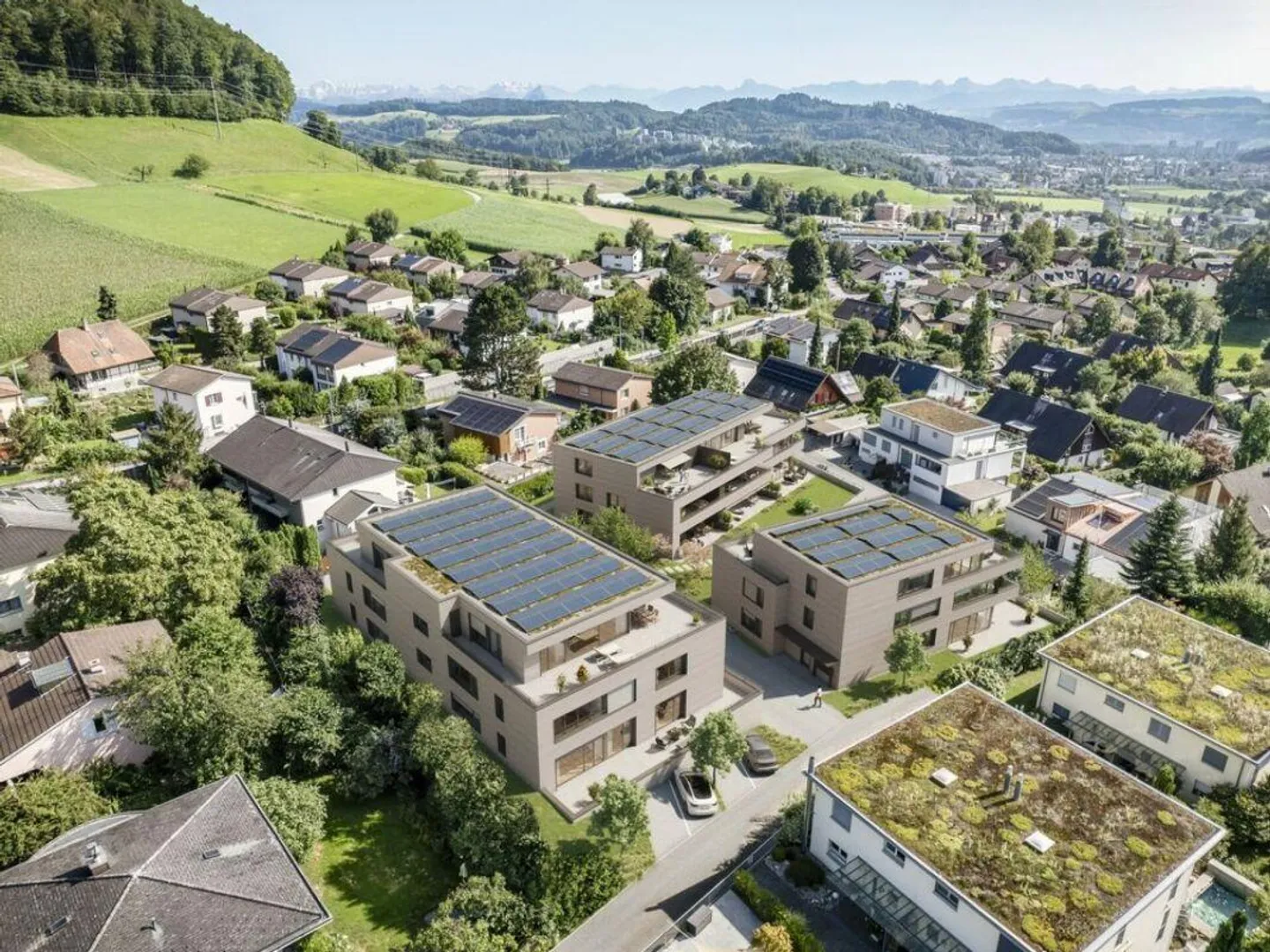 vivid - EDEL, EINGEBETTET UND AUSSICHTSREICH WOHNEN IN BOLLIGEN - Foto 2 von 8