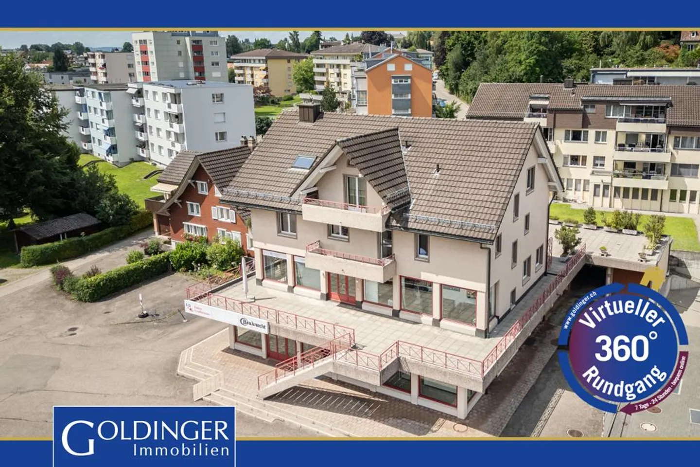Attrazione edificio residenziale e commerciale nel cuore di Gossau - Foto 1 di 16