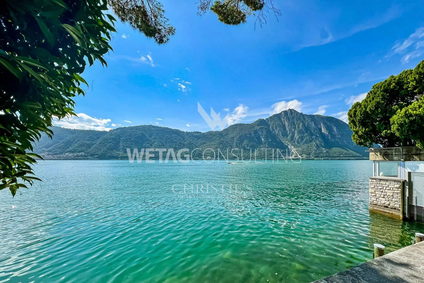 Direttamente sull'acqua a Lugano-Bissone: appartamento moderno in vendita - Foto 11 di 12