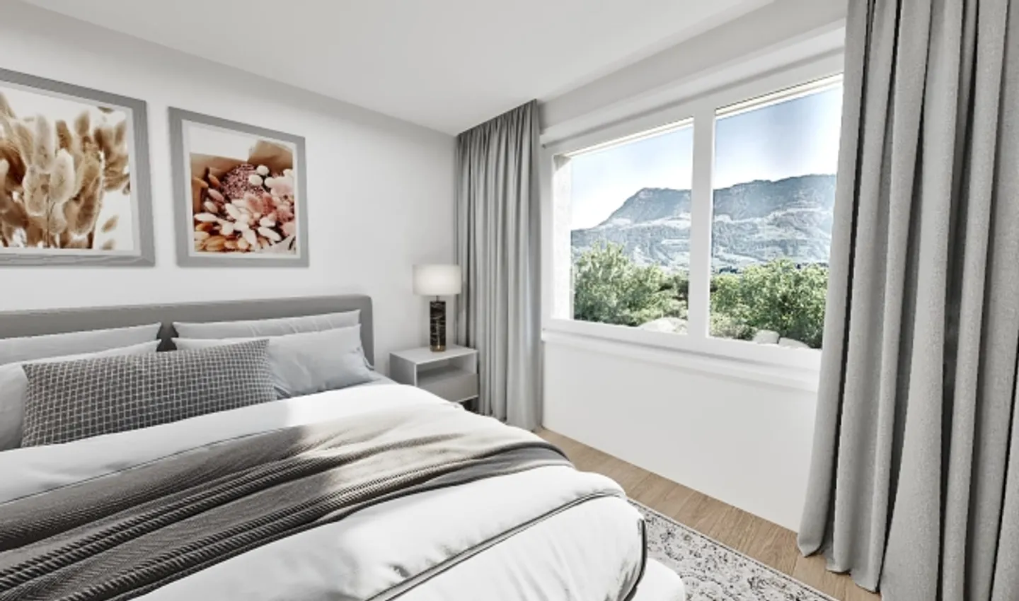 Appartement penthouse de 4,5 pièces luxueux avec vue imprenable sur les Alpes ! - Photo 10 sur 13