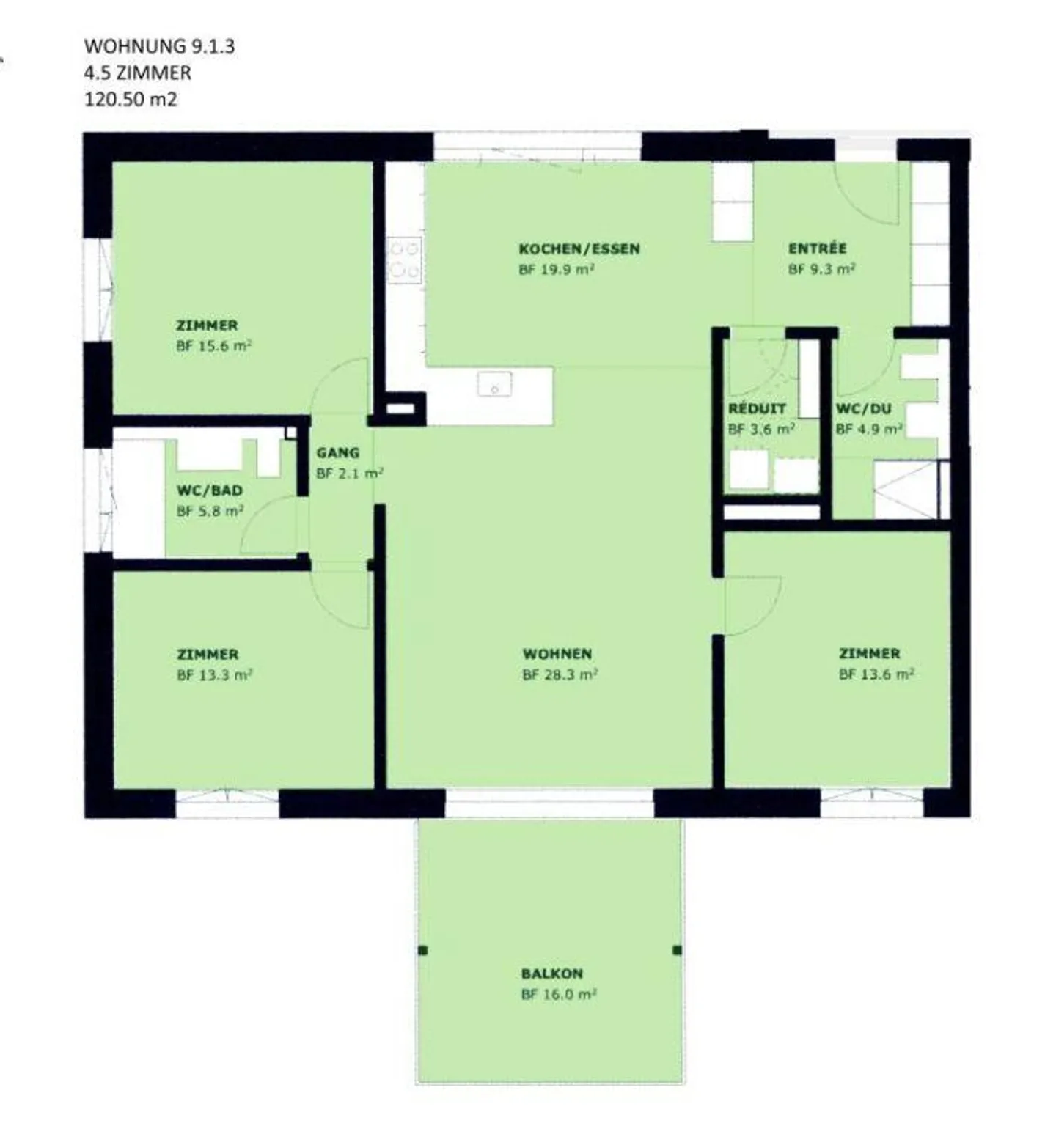 Appartamento moderno di 4,5 stanze - Foto 2 di 9