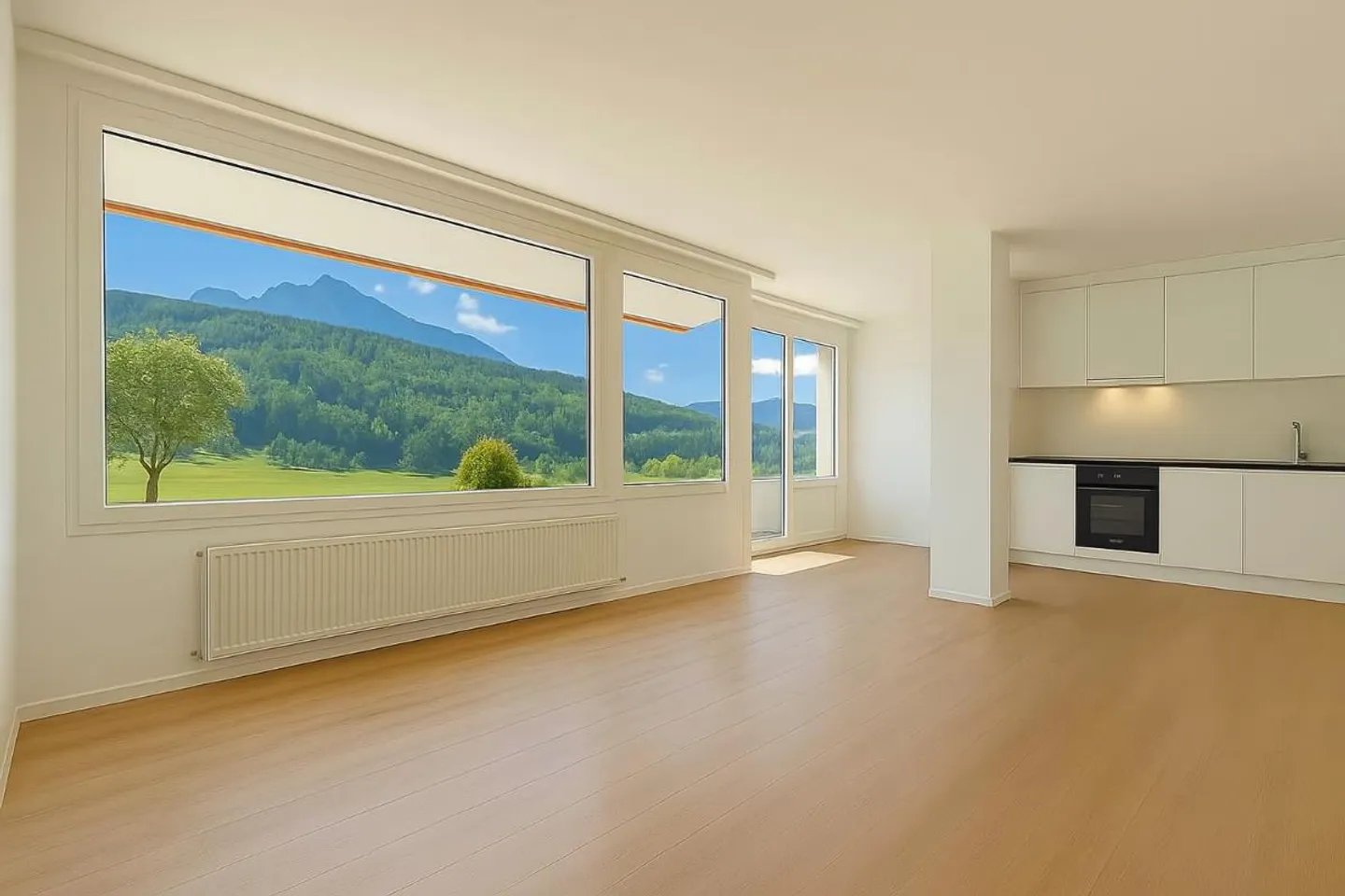 Appartamento terrazza di 3,5 stanze tranquillo con vista sul Pilatus - Foto 2 di 5