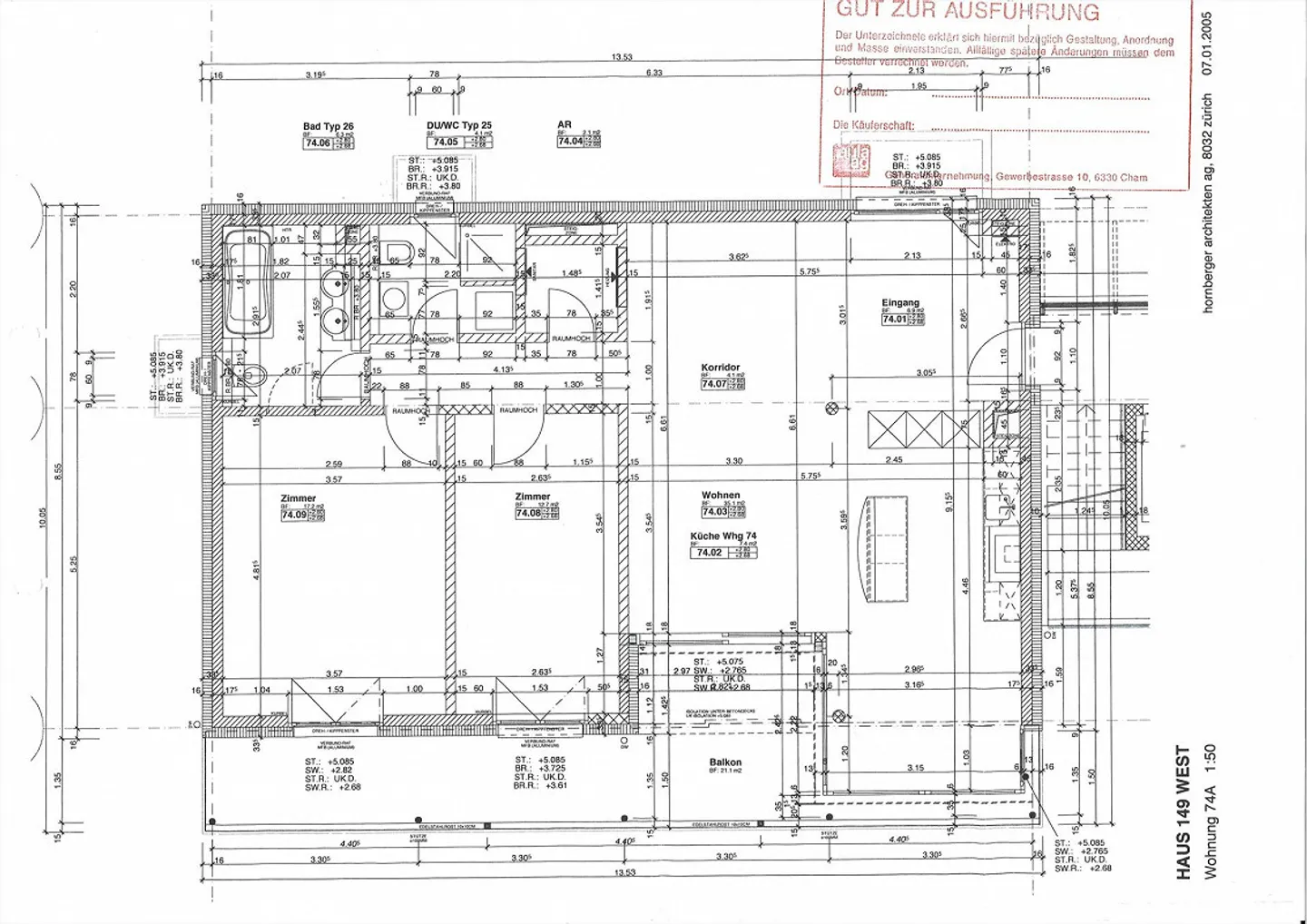 appartement lumineux de 3½ pièces dans un quartier résidentiel calme - Photo 6 sur 6