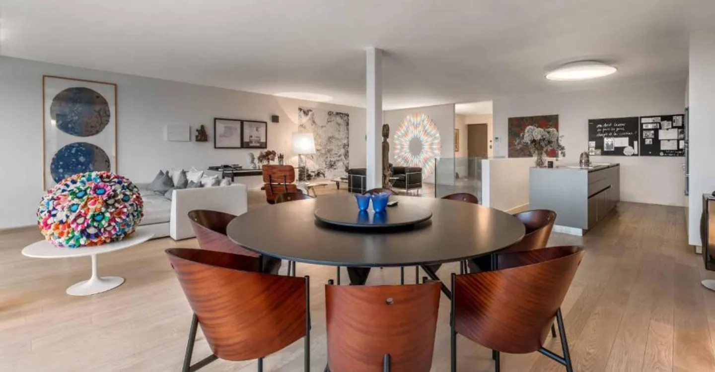 Coup de cœur: sublime contemporary duplex with gardens, view of the fields and the lake - Photo 5 of 11