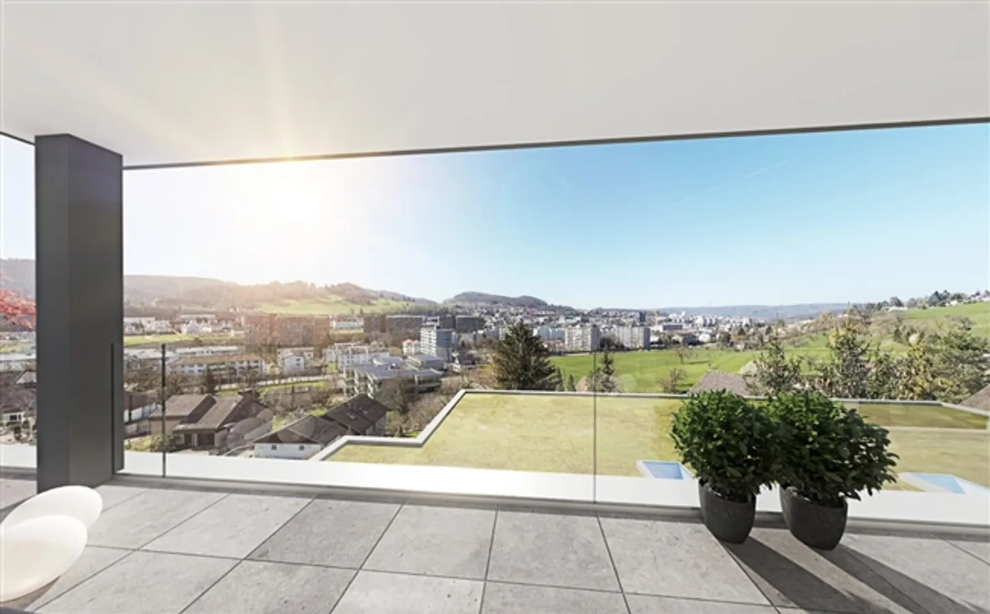 Appartement 4½ pièces ultra moderne avec grande terrasse - Photo 9 sur 18