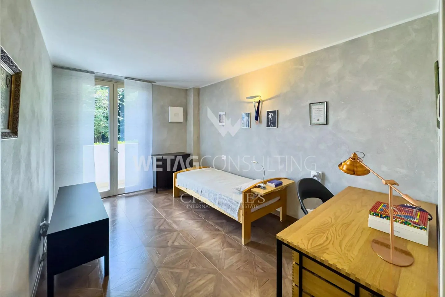 Lugano-Gravesano: Villa moderna con grande terrazza e sauna in vendita - Foto 9 di 12