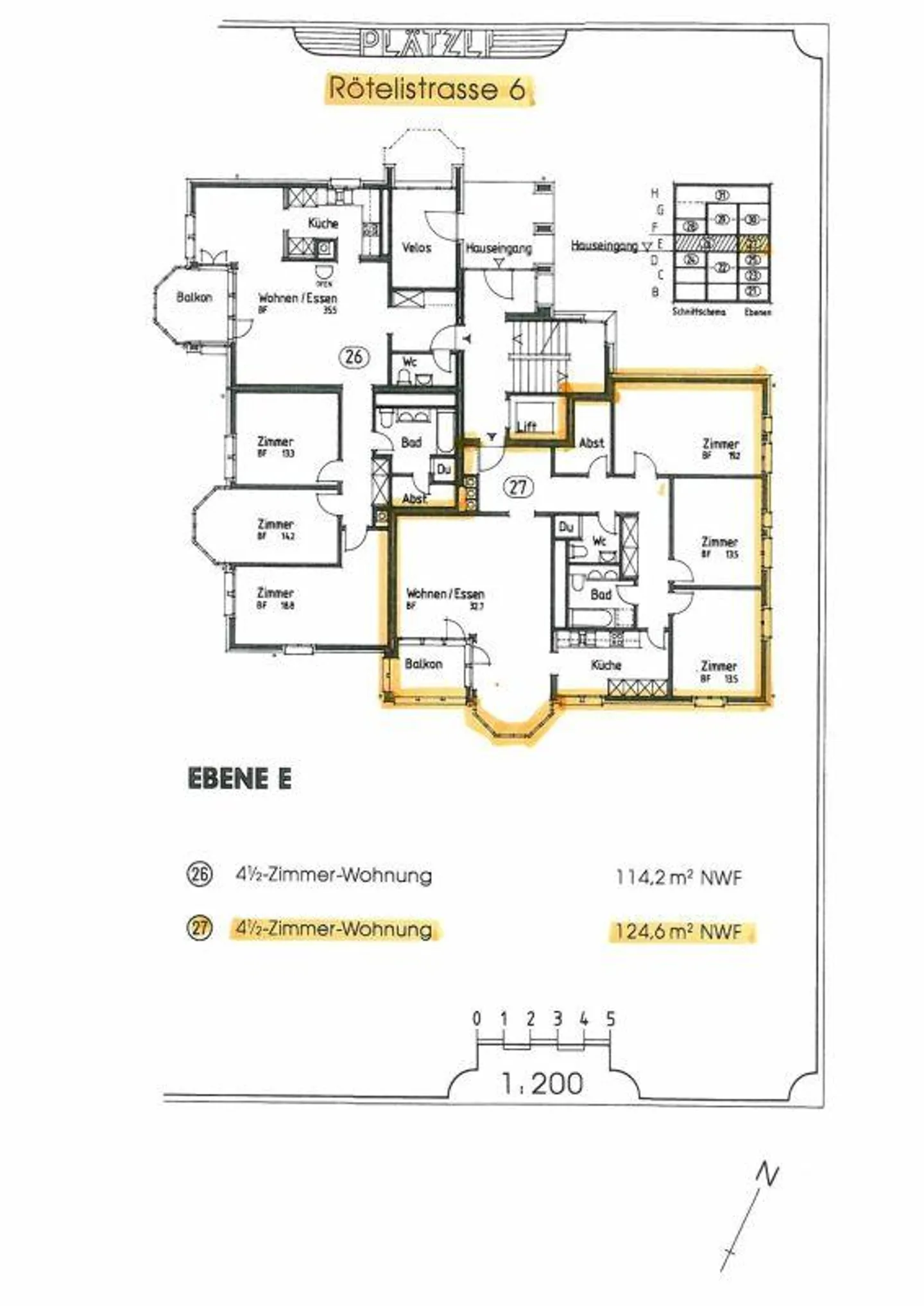 Grosszügige Wohnung mit neuer Küche an ruhiger, zentraler Lage - Foto 12 von 12