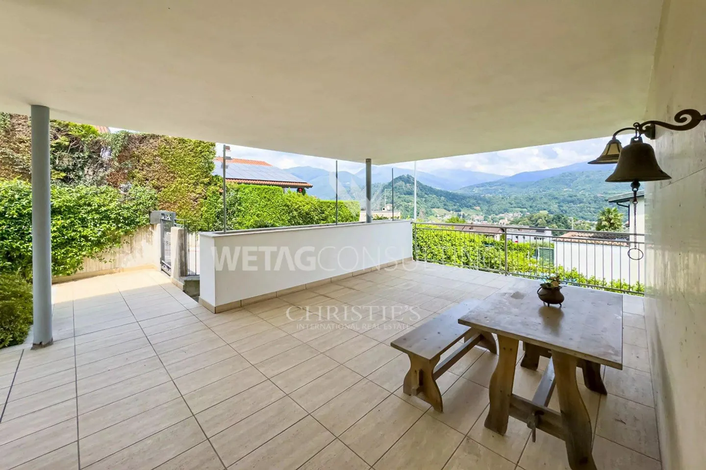 Lugano-Gravesano: Villa moderna con grande terrazza e sauna in vendita - Foto 10 di 12