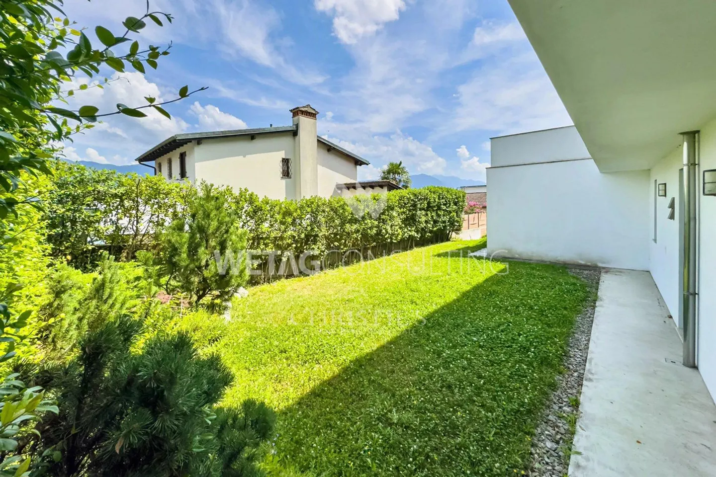 Lugano-Gravesano: Villa moderna con grande terrazza e sauna in vendita - Foto 11 di 12