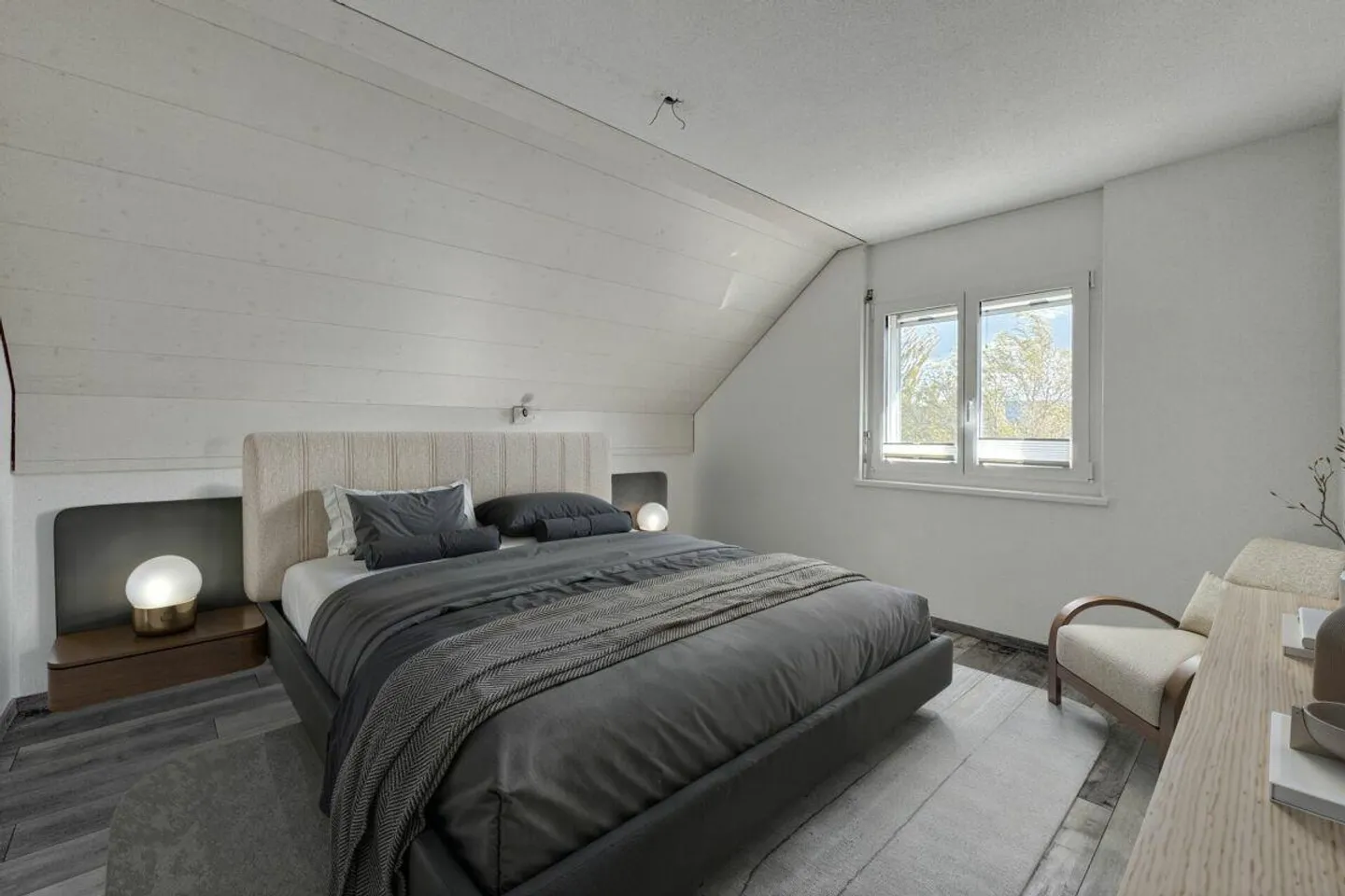 Light-Filled Attic Apartment with Two Sun Balconies - Photo 4 of 12