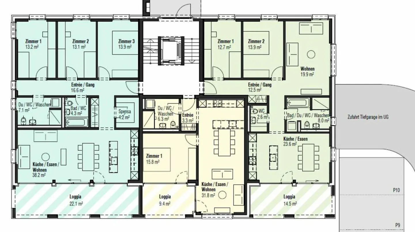 Attraktive 2.5 Zimmerwohnung in Grabs - Foto 7 von 8